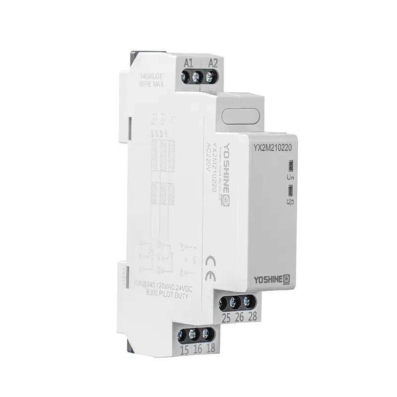 YOSHINE Monostable Output Relay DPDT 220V Din Rail Stepping Relay