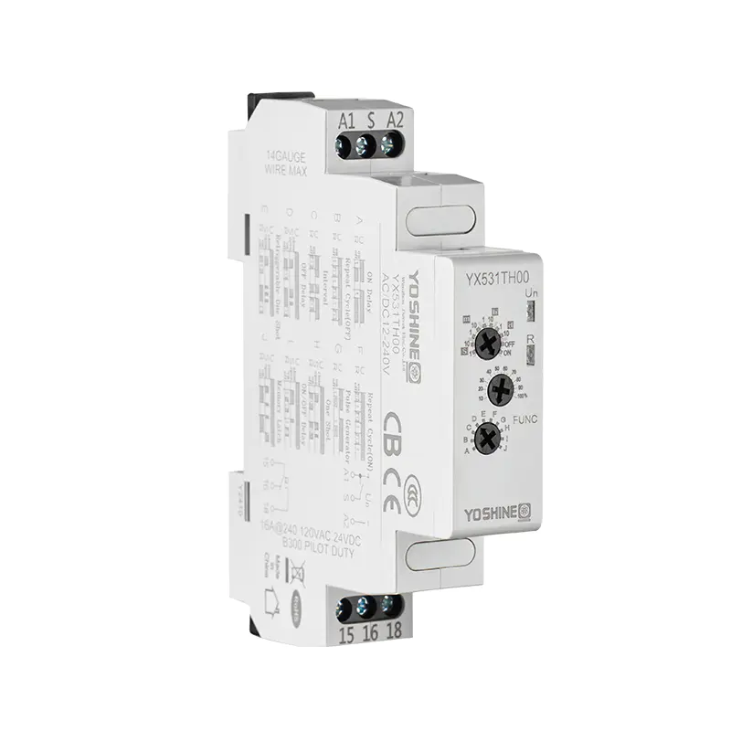 YOSHINE Ten Funtion SDPT Rail Type Multi-Function Time Relay