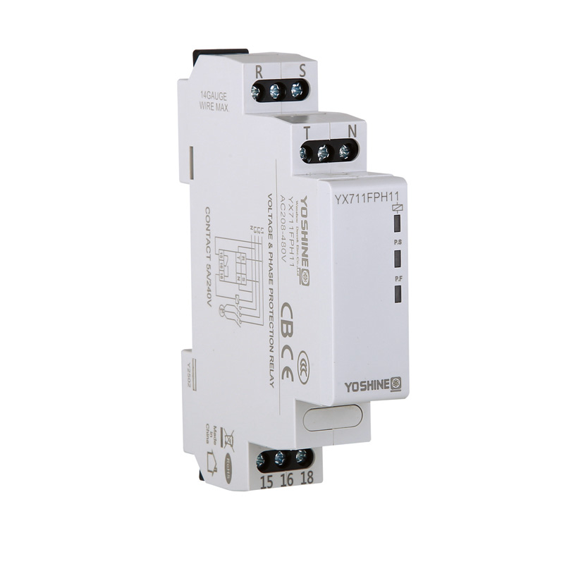 YOSHINE Three-Phase Four-Wire Phase Failure/Phase Sequence Protection Relay