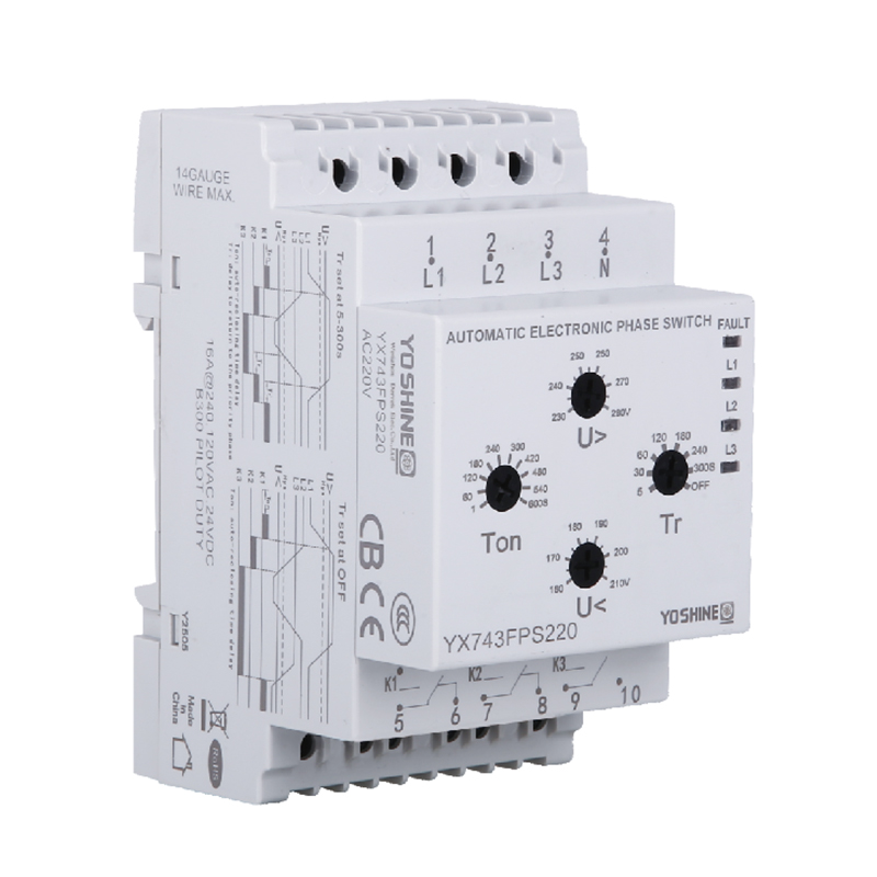 YOSHINE Automatic Electronic Phase Sequence Relay Switch Supply Industrial Household Appliance